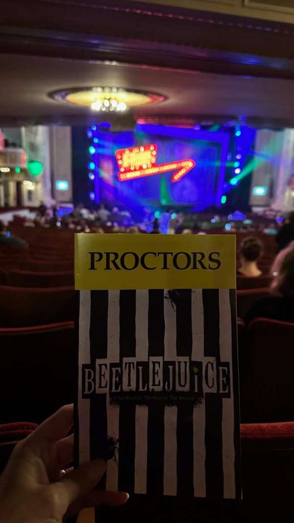 Proctor's Theatre, section: Orchestra CL, row: Z, seat: 11