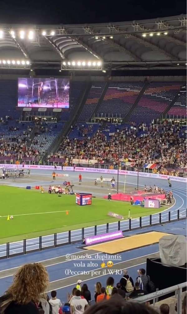 Stadio Olimpico, section: Tevere top centrale 29AS, row: 27, seat: 4S