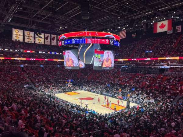 Kaseya Center, section: 103, row: 35, seat: 11