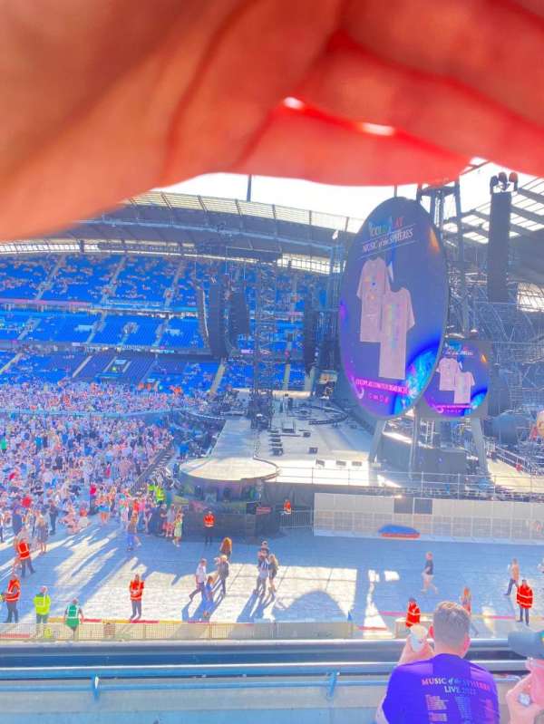 Etihad Stadium, Manchester, section: 102, row: 12, seat: 43