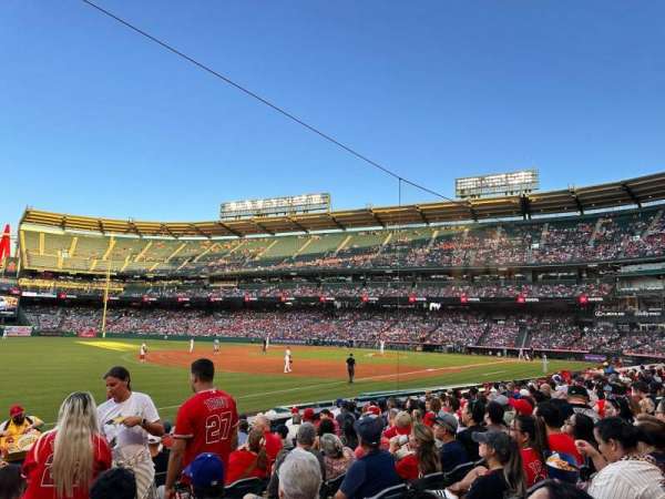 Angel Stadium, section: 107, row: L, seat: 15