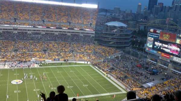 Acrisure Stadium, section: 534, row: Cc, seat: 12