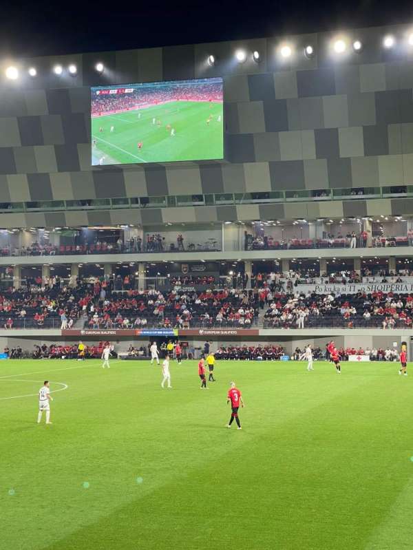 Air Albania Stadium, section: E103, row: H, seat: 26