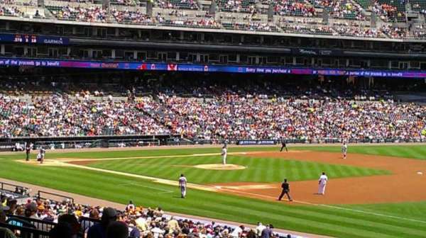 Comerica Park, section: 116A, row: G, seat: 1