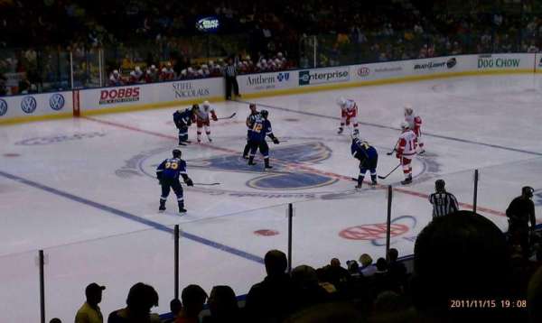 Enterprise Center, section: 118, row: u, seat: 9