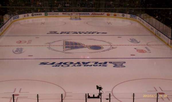 Enterprise Center, section: 123, row: gg, seat: 3