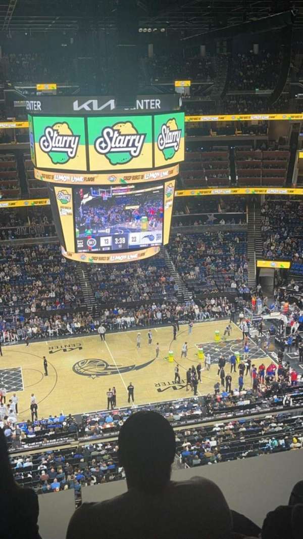 Kia Center, section: 210, row: 8, seat: 4