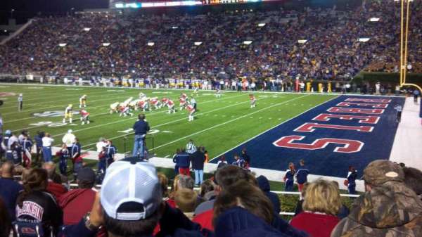 Vaught-Hemingway Stadium, section: A, row: 16, seat: 14