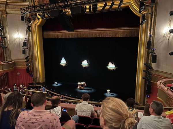 St. James Theatre, section: Mezzanine R, row: E, seat: 14