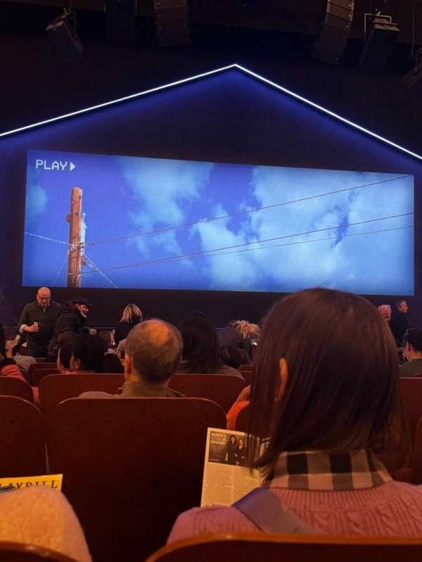 Booth Theatre, section: Orchestra C, row: F, seat: 108
