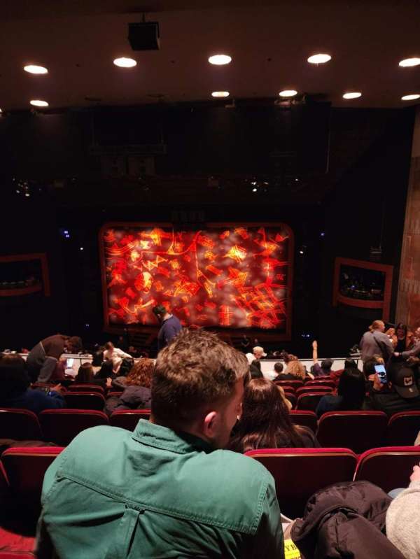 Minskoff Theatre, section: Mezzanine, row: H, seat: 138