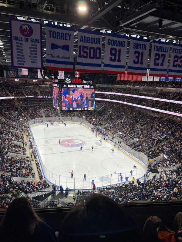 UBS Arena, section: 315, row: 3, seat: 5