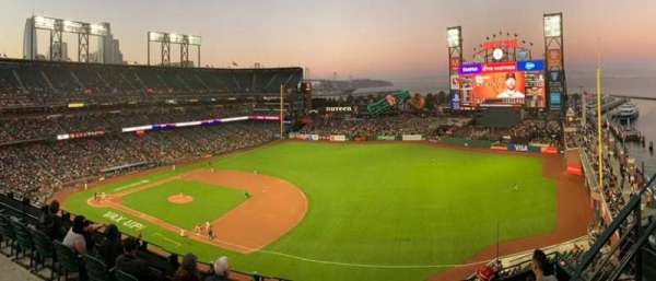 Oracle Park, section: VR304, row: 1, seat: 8