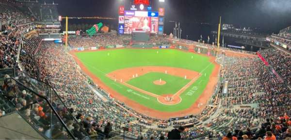 Oracle Park, section: VR317, row: 1, seat: 19