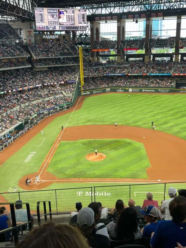 Globe Life Field, section: 223, row: 9, seat: 1