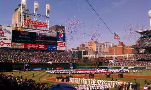 Progressive Field, section: 156, row: ff, seat: 3