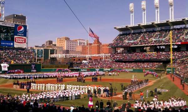 Progressive Field, section: 156, row: ff, seat: 3