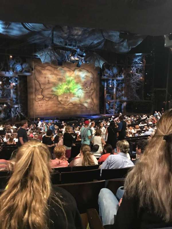 Gershwin Theatre, section: Orchestra L, row: W, seat: 17