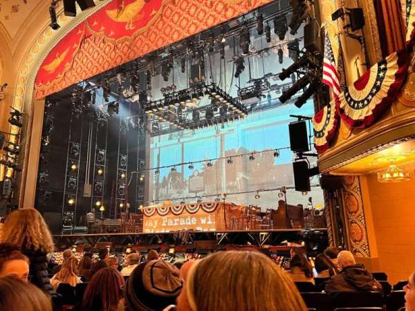 Bernard B. Jacobs Theatre, section: Orchestra R, row: I, seat: 10