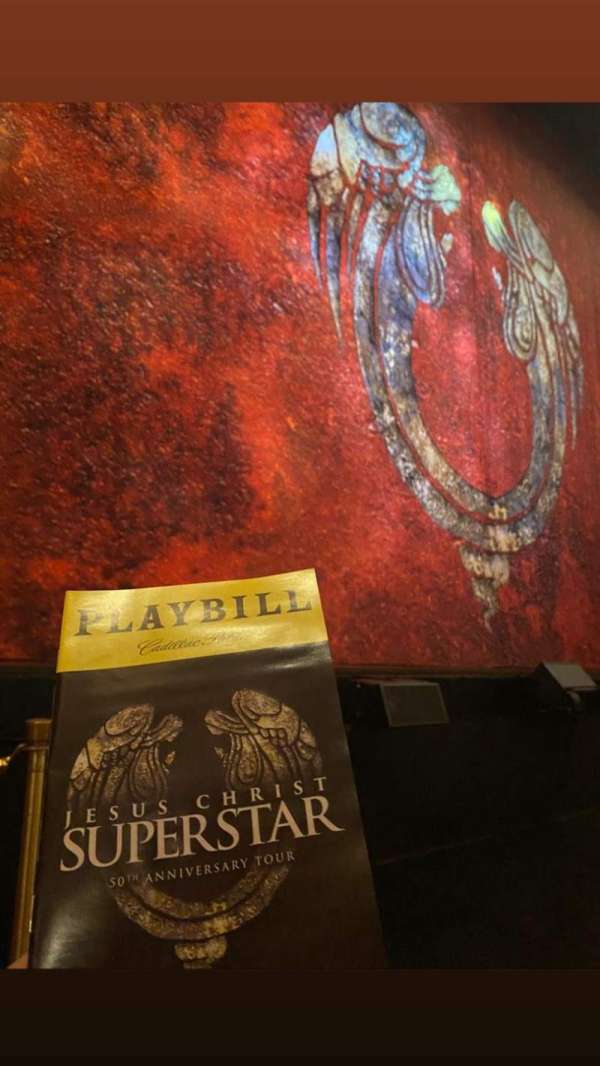 Cadillac Palace Theater, section: Orchestra L, row: A, seat: 1