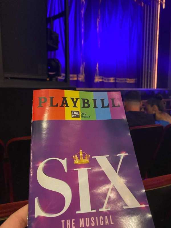 CIBC Theatre, section: Orchestra L, row: E, seat: 15