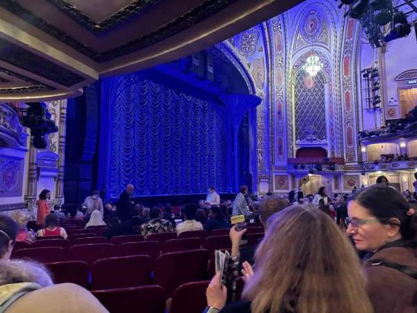 Cadillac Palace Theater, section: Orchestra L, row: P, seat: 33