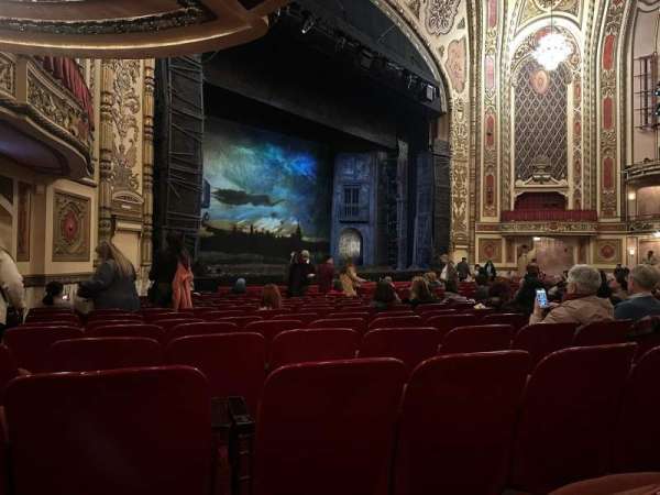 Cadillac Palace Theater, section: Orchestra L, row: O, seat: 33