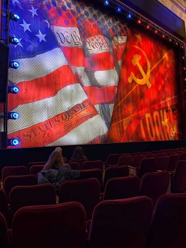 Imperial Theatre, section: Orchestra L, row: E, seat: 9