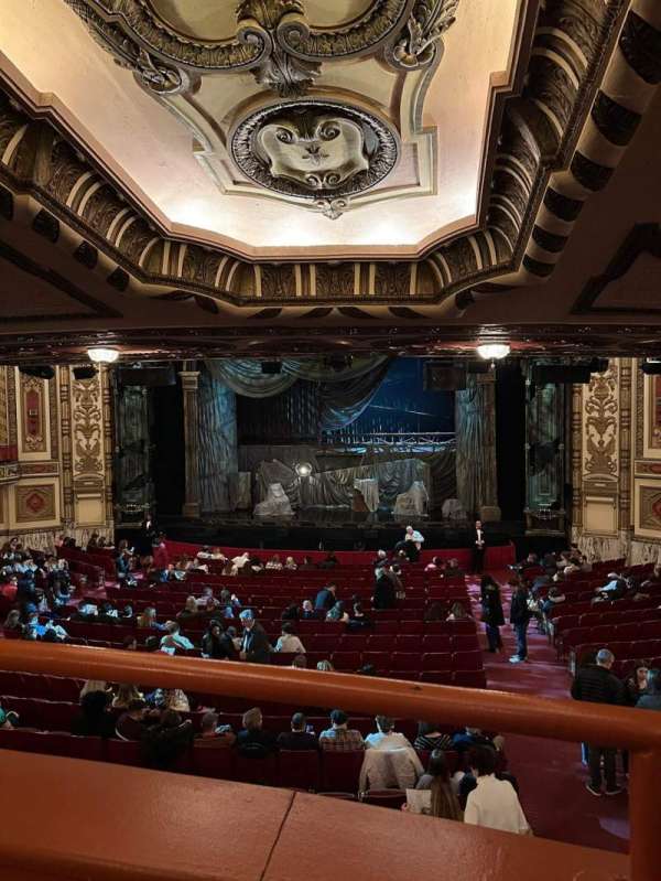 Cadillac Palace Theater, section: Dress Circle RC, row: A, seat: 223