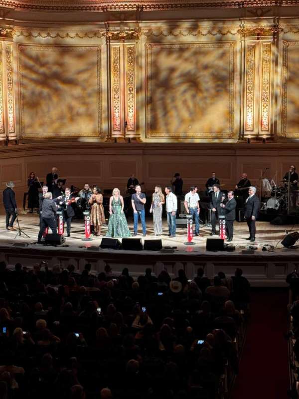 Carnegie Hall, section: First Tier, row: 27