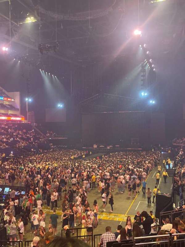 The O2, London, section: 108, row: U, seat: 240