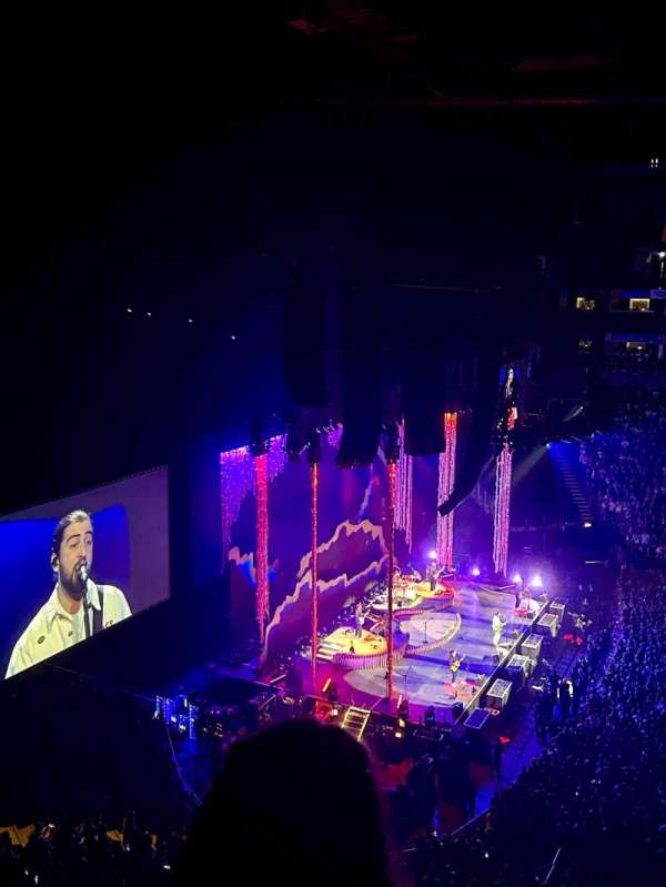 The O2, London, section: 402, row: B, seat: 489