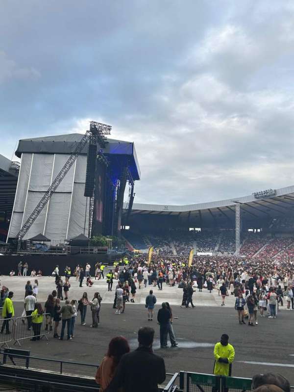 Hampden Park, section: B1, row: N, seat: 16