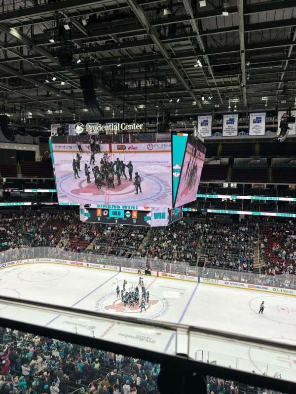 Prudential Center, section: 113, row: 1, seat: 10