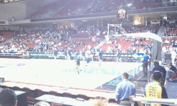 Liacouras Center, section: 111, row: F, seat: 1