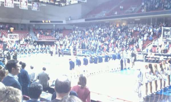 Liacouras Center, section: 111, row: F, seat: 1