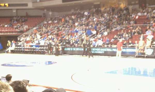 Liacouras Center, section: 111, row: F, seat: 1