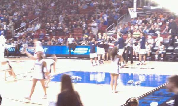 Liacouras Center, section: 111, row: F, seat: 1