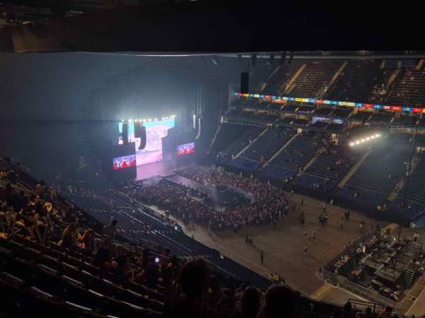 The O2, London, section: 406, row: S, seat: 582
