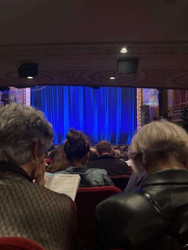 Imperial Theatre, section: Orchestra R, row: S, seat: 8