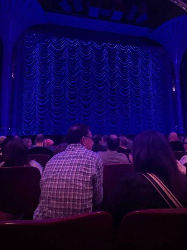 Cadillac Palace Theater, section: Orchestra C, row: F, seat: 105
