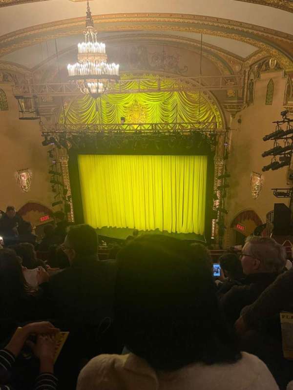 John Golden Theatre, section: Rear Mezzanine R, row: F, seat: 114