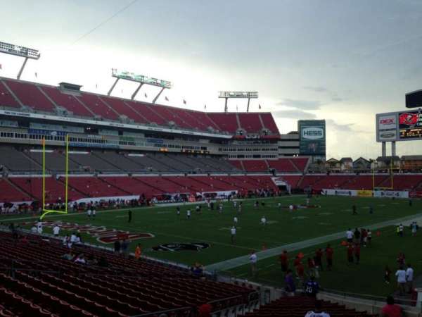 Raymond James Stadium, section: 127, row: Z, seat: 10