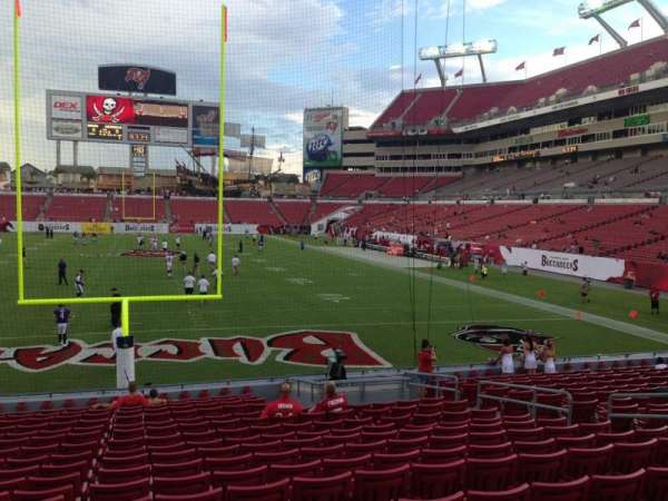 Raymond James Stadium, section: 123, row: U, seat: 13