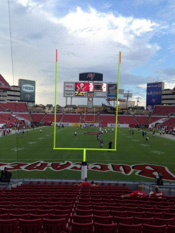 Raymond James Stadium, section: 123, row: U, seat: 13