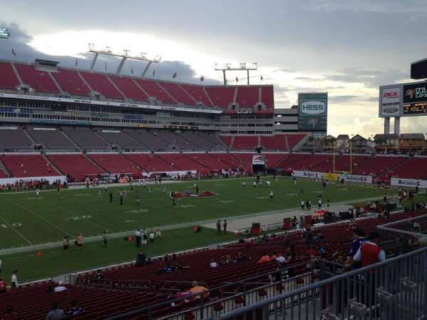 Raymond James Stadium, section: 232, row: C, seat: 8