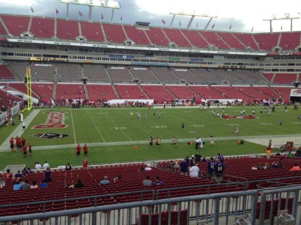 Raymond James Stadium, section: 232, row: C, seat: 8
