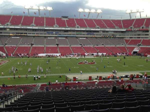 Raymond James Stadium, section: 234, row: T, seat: 4