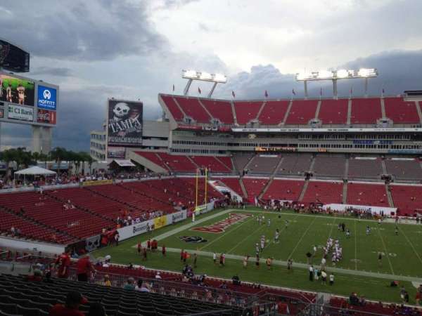 Raymond James Stadium, section: 234, row: T, seat: 4