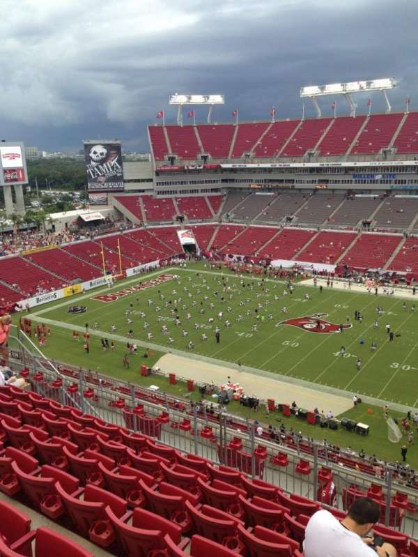 Raymond James Stadium, section: 338, row: G, seat: 20